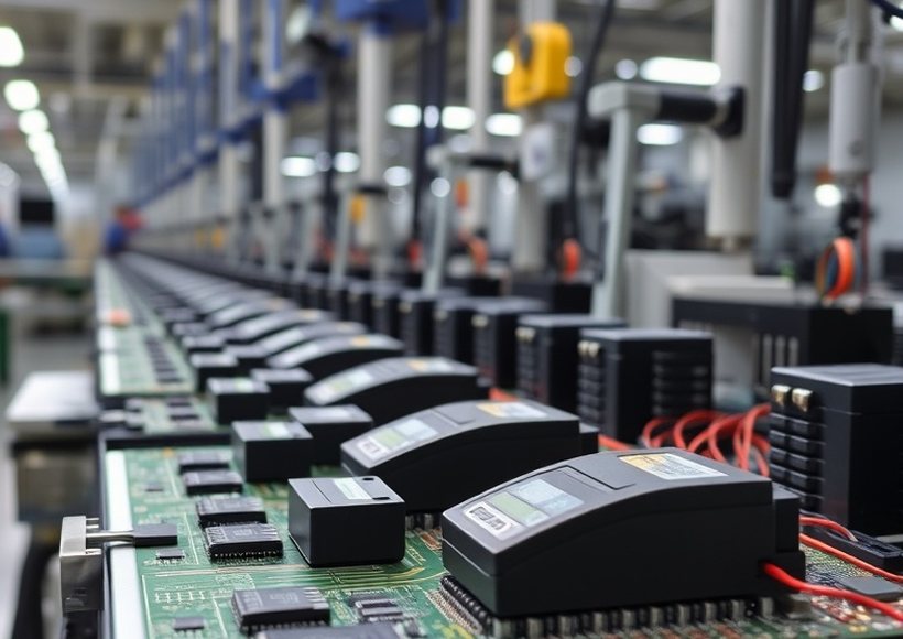 Línea de producción de terminales de autoservicio